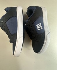 DC Youth Method TX RS Skateboard Shoes ADBS100230 Black/Navy/White Size 12
