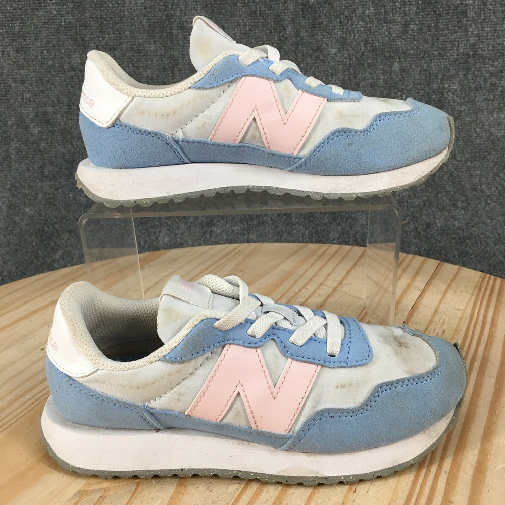 New Balance 237 Running Sneakers Kids 2M Ice Blue Pink Haze Casual RPH237ME