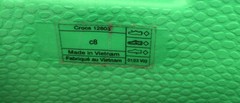 Crocs Handle It Classic Green Rubber Rain Boots 12803 Youth Size J 2 Juniors