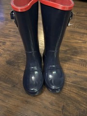 Polo Ralph Lauren Rain Boot Navy Blue Red Pony Muck Puddle Play Toddler Size 8