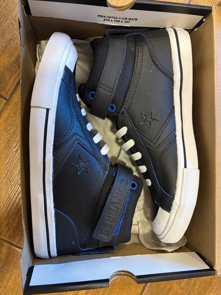 New Converse All Star Pro Blaze Strap Leather High Top Youth Kids sneaker size 5