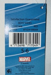 Marvel Spiderman Children’s Rubber Rainboots Sz (5-6)