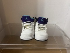 Jordan Retro 4 Emerald Grape Ice, White & Black Size 4c 2012 Release