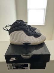 Nike Little Posite One TD Sneaker White/Black US 9C (UK 8.5/EU 26) CZ2551-100