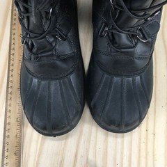 Cat & Jack Boots Youth 6 Constance Faux Fur Lined Glitter Winter Shearling Black