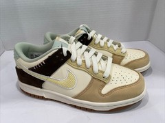 Nike Dunk Low (GS) 4.5 Boys Beige/White Leather Low Top Sneaker HQ3474-171