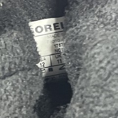 Sorel Whitney Puffy Quilted Waterproof Winter Boot Black Youth Size 12