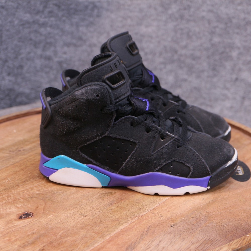 Nike Air Jordan 6 Retro PS Size 12C Aqua Black Concord-Turquoise DV3605-004