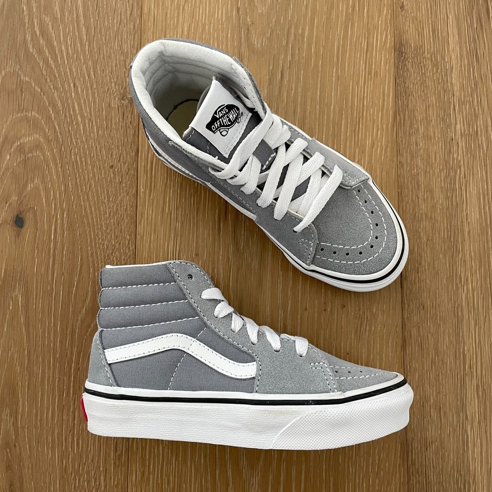 Vans Shoes Sneakers Little Kids 12 SK8-Hi Suede Pure Grey 508731 Light Grey