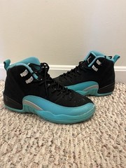 Nike Air Jordan 12 Retro Hyper Jade Black Teal Size 6Y / Women’s Size 8