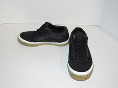 VANS Old Skool OTW Foxing Translucent Soles Black Canvas Shoes Youth Size 1.5