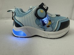 NWT- Bluey Bingo LightUp SneakersToddler Size 6 Hook And Loop Closure