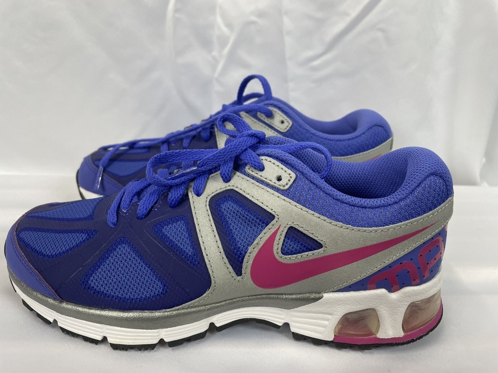 NIKE AIR MAX RUNLITE4(GRADE SCHOOL) SNEAKERS PURPLE PINK SILVER SIZE 6Y