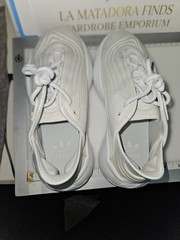 Adidas AdiFOM SLTN Sneaker In The Cloud Low Triple White Color US 3.5Y M#FZ5638
