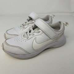 Nike Varsity Leather PSV Running Shoes, Toddler Size 10.5C White CN9393-101