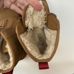UGG Classic Ultra Mini Platform Zip Chestnut Suede Boots 1153290K Boys Size 2