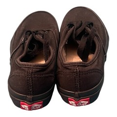 Vans Size 1.0 Skateboard Pro, All Black, Low Top Skate Shoes, Kids, Lace Up