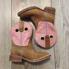 Toddler cowboy boots Gran Lider 4.5 Minimal Wear Pink Brown Minimal Wear $89