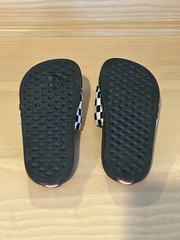 VANS UNISEX CHECKERED SLIDE SANDALS SIZE 11K