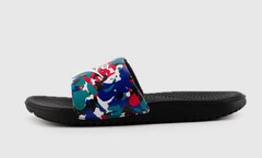 NIKE Kawa Melted Crayon Slides Sandals Grade School Kids Multi Color