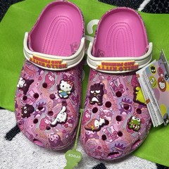 Crocs Classic Clog Hello Kitty Limited Edition Junior 2 Brand New With Tags
