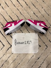 Jordan 1 Low ALT White Black Fierce Pink (PS) kids size 1Y NEW without box