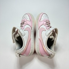 Nike Court Borough Pink White Hook Loop Casual Shoes DV5457-105 Youth Size 1 Y