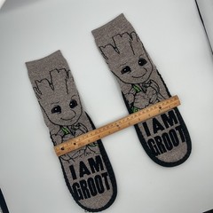 Marvel Groot Slipper Socks Size 4-5 Unisex Youth Women Cute Soft House Shoes