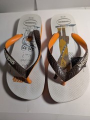 Havaianas Kids Flip Flops, Star Wars Chewbacca Sizes 3/4Y – Begonia Orange