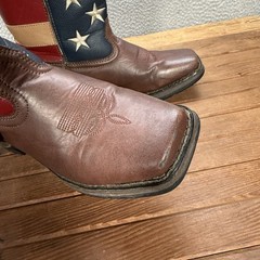 Durango Boots Kids 5M Multicolor Lil Rebel Patriotic 8″ Western Cowboy Boot