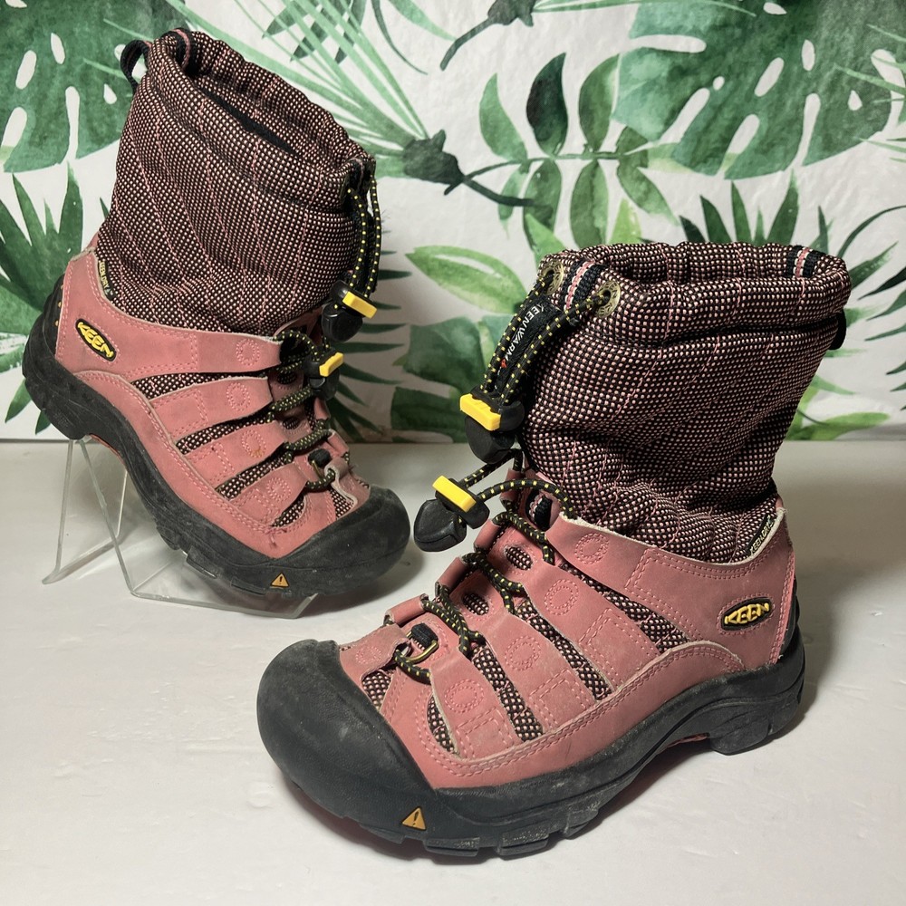 Keen Warm -25 Degrees Kids Size 12 0708 Burgundy Boots Cold Weather Keen Dry