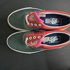 VANS ERA VARSITY PATCHWORK MULTI-COLOR OFF WHITE GREEN BROWN RED Men 4.5 Woman 6