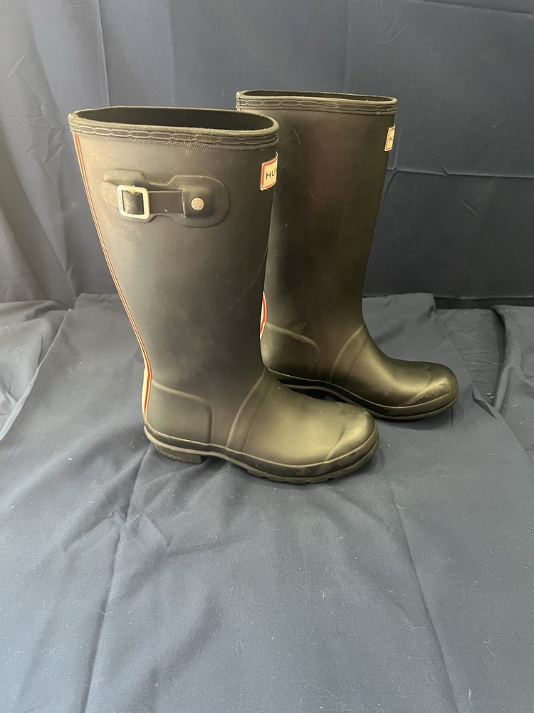 Hunter Rain Boots Navy Blue Unisex B 2- G 3