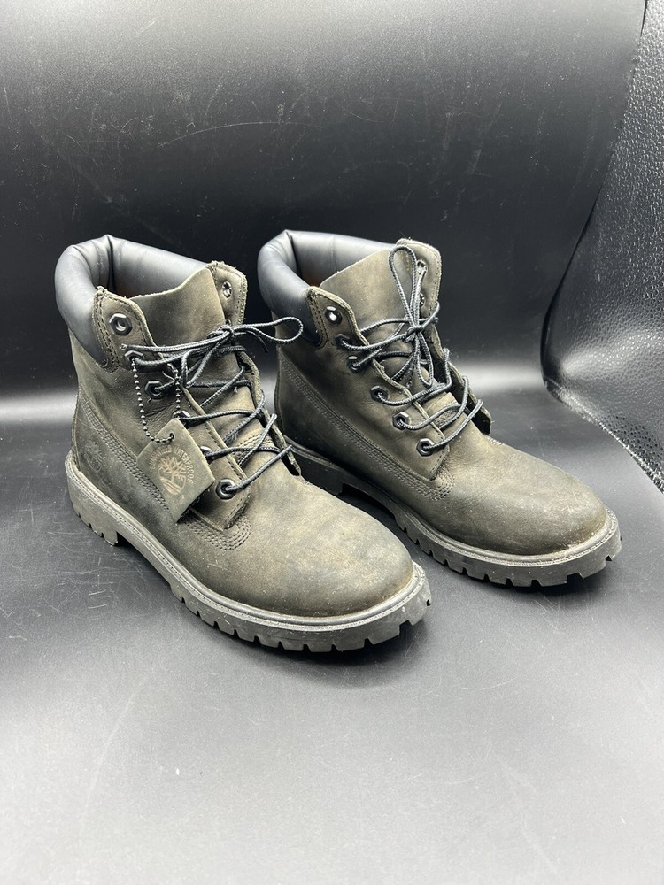 Timberland Junior Premium Waterproof Boots Brown Classic 12909M Size 6M