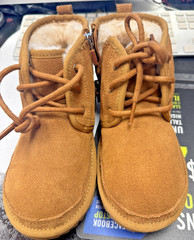 UGG Neumel II Chestnut Suede Boots Toddler Size 12 Kids Ankle Boots