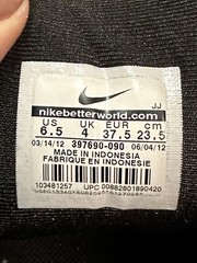 Nike, 397690-090, 2012, Size 6.5