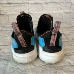 Nike Flex Runner 2 LIL PSV Blue Orange Kids Preschool Running Shoes Size 2Y