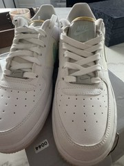 Nike Air Force 1 LV8 (GS) Paisley White/Mint Leather Sneakers 8W or 6.5Y FJ7706