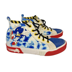 Sonic The Hedgehog Ground Up Hi Top Canvas Sneakers Kids Sz 3 Sega