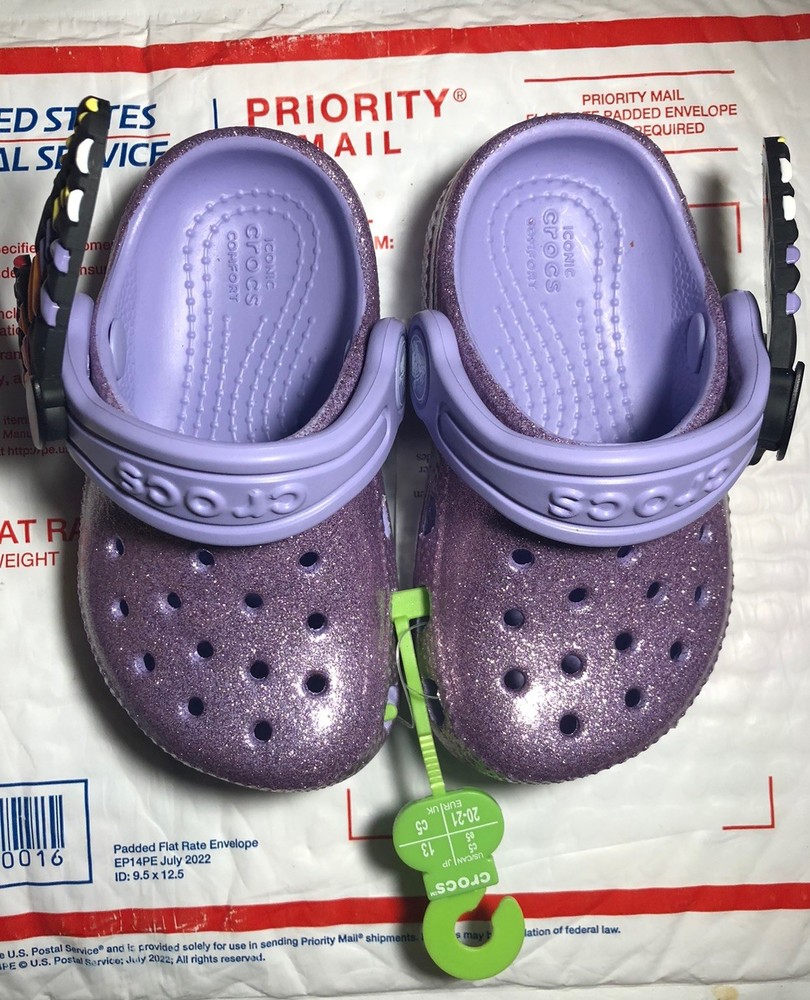Crocs, Classic I AM Clogs (Toddler) Mystic Purple US Size C5