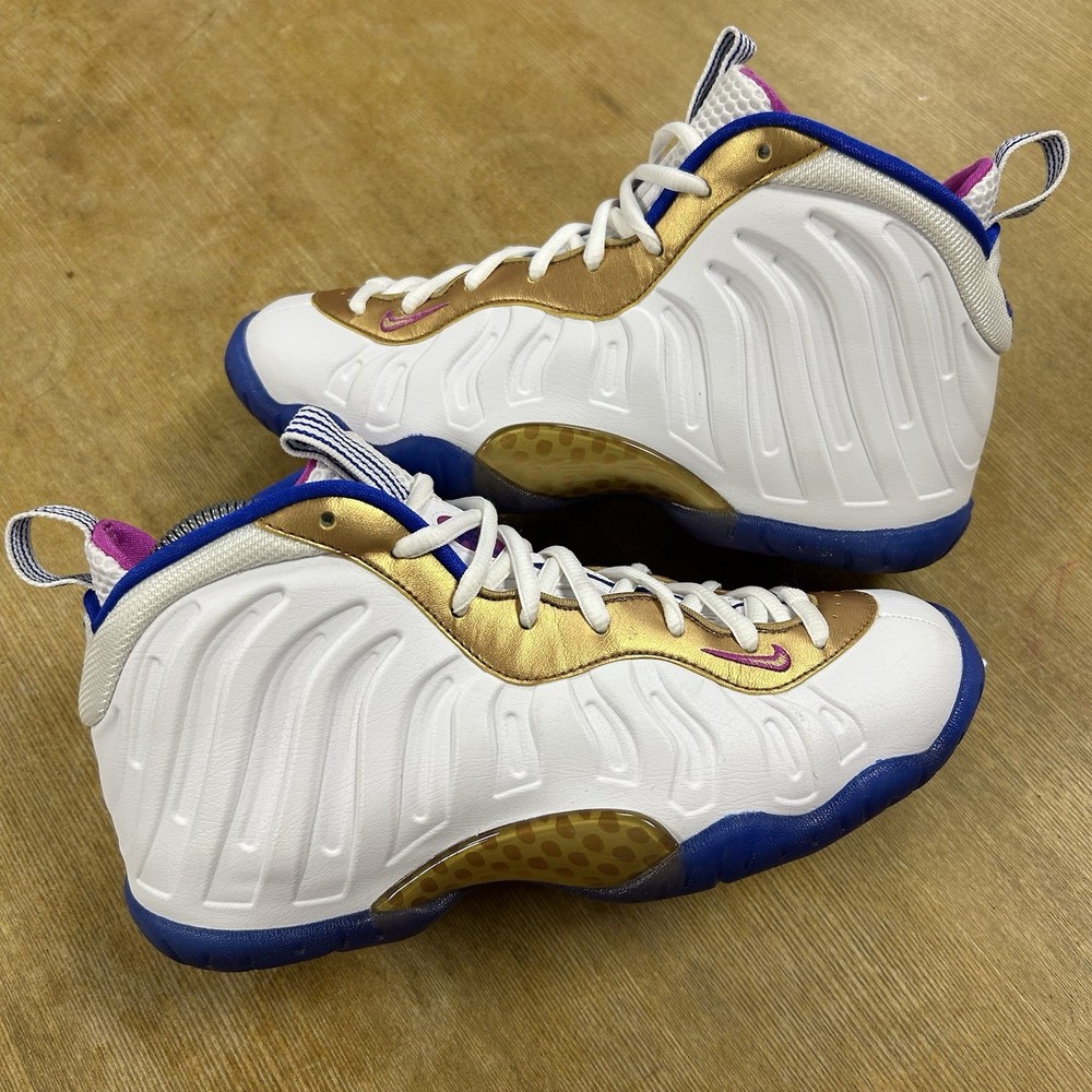 Nike Air Foamposite 1 One Peanut Butter & Jelly Sneakers (644791-103) Size 4.5y