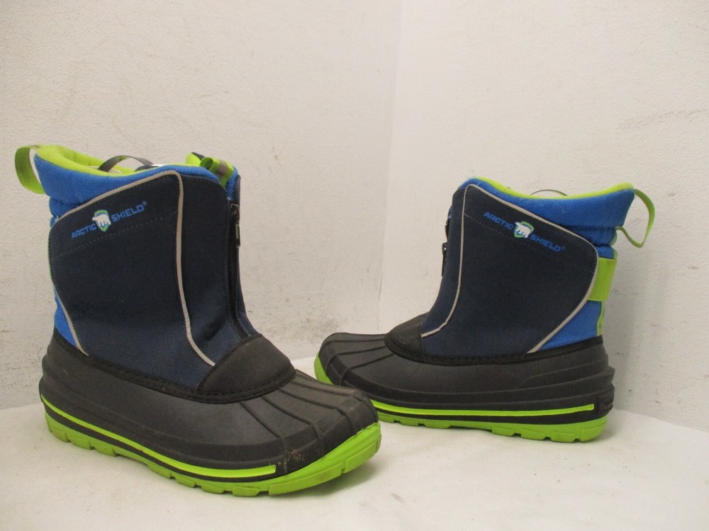 Arctic Shield Blue Insulated Waterproof Snow Boots Youth Size 5