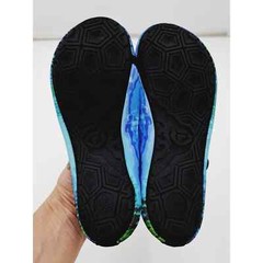 Met520 blue underwater themed water shoes kids 34/35 US 2 1/2 3 1/2 Women 4