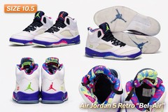Nike Air Jordan 5 Retro Alternate Bel-Air GS DB3024-100 Size 6Y / Women’s 7.5