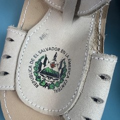Huaraches Sandals handmade leather El Salvador Children’s Toddler 6″ Salvadorian