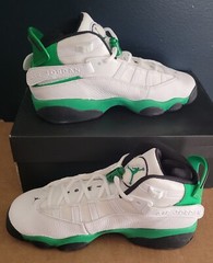 NEW AUTHENTIC AIR JORDAN 6 RINGS (GS) „LUCKY GREEN“ US 7 Y