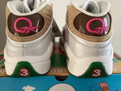 Rebook Question Mid X Candy Land Youth Male Size 5 White Pink Green GZ0081
