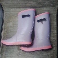 BOGS Rainboot Solid Waterproof Mid-Calf Rain Boots Purple/Pink Kids US 6