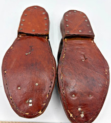 Traditional Leather Antique Children’s Slipper Sandal – Size 1