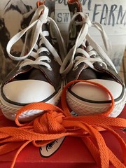 Converse Dr. Seuss green eggs & ham HTF EUC size 4 big kids/Compares to Womens 6